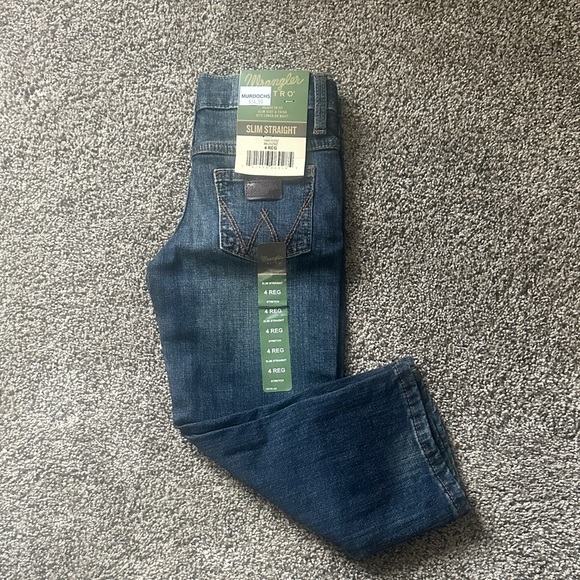 Wrangler Other - Wrangler Kids Slim Straight Jeans - Dark Blue